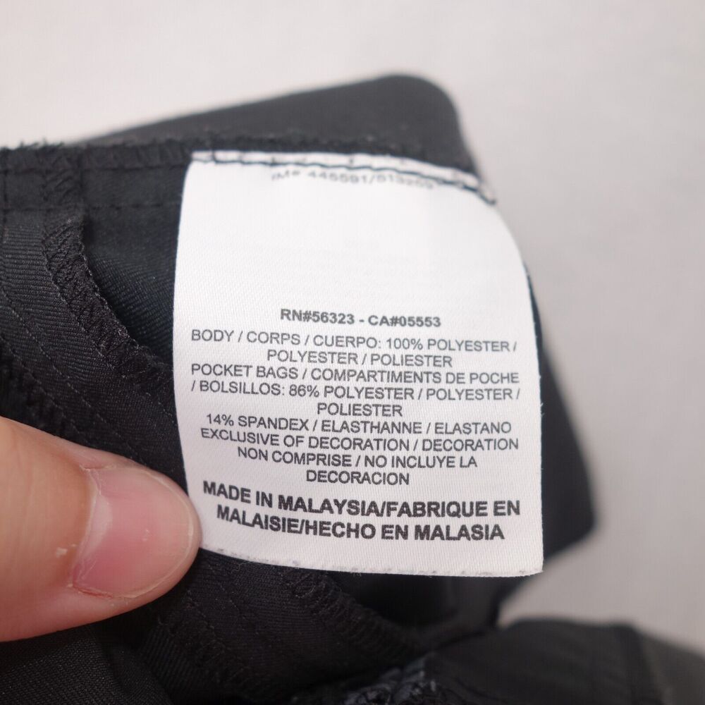 NIKE Golf Capri Pants Dri Fit Tour Performance Black Cropped Stretch Women's 12 - Picture 7 of 7